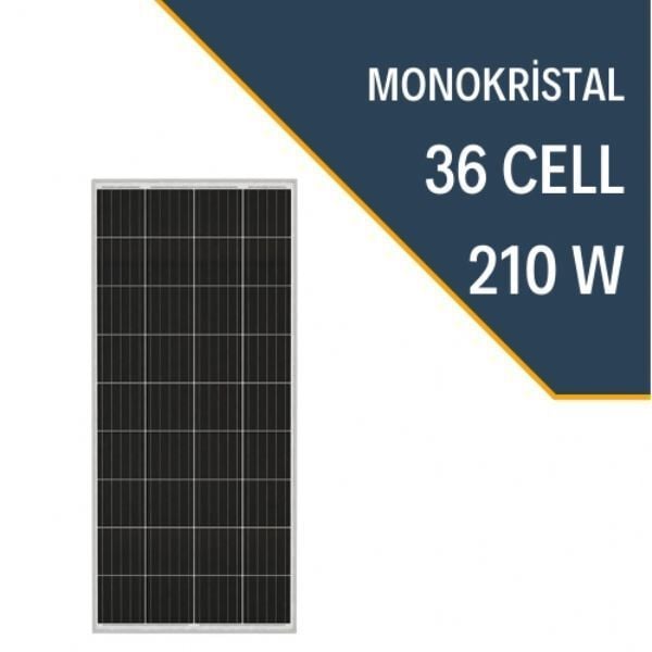 Lexron 210 Watt Monokristal Güneş Paneli