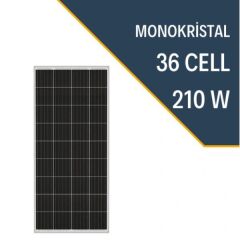 Lexron 210 Watt Monokristal Güneş Paneli