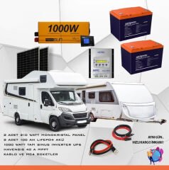 1 Kw Full Karavan Paketi Tak Çalıştır