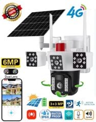 Okam Solar 3030 4g Güneş Enerjili Dual Lens 360° Görüş Akıllı Güvenlik Kamerası