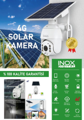 3MP Su Geçirmez İnox 216IPC 4G Sim Kart Destekli Solar Kamera