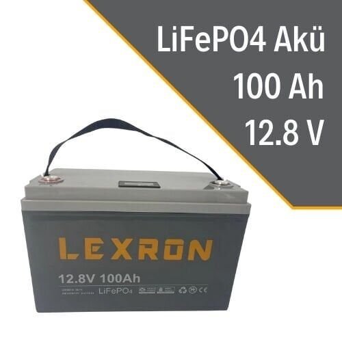 Lexron 100AH 12.8V Lityum Akü