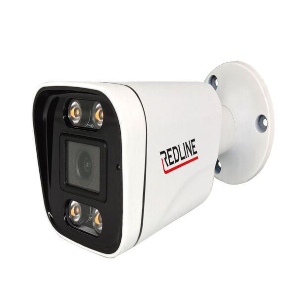 REDLINE IPC-255SWL 4MP IP Bullet Kamera | WarmLight, Full Color Gece Görüş, 3.6mm Sabit Lens
