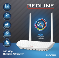 Redline RL-WR3200 300 Mbps Kablosuz Access Point & Router