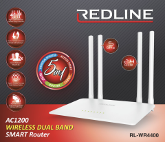 Redline RL-WR4400 300Mbps Wireless AP / Client Router