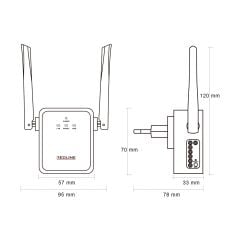 Redline TS1200W Dual Band Wi-Fi Güçlendirici (Extender)