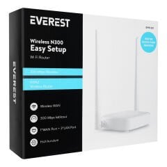 Everest EWR-301 Kablosuz-N WPS + WISP+WDS 300 Mbps Repeater+Access Point+Bridge Kablosuz Router