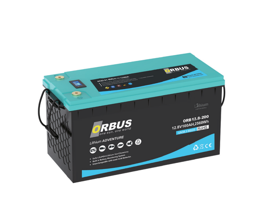 Orbus LIT 12-200 – 12V 200Ah Lityum Akü