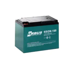 Orbus 12V 100Ah Jel Akü | Elektrikli Bisiklet Aküsü | Deep Cycle | Uzun Ömürlü | 4'lü ve 6'lı Set Seçeneği