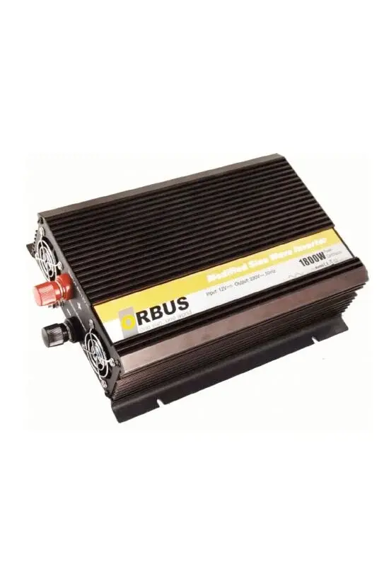 Orbus 12V 1800W Modifiye Sinüs İnverter | Yüksek Güçlü İnvertör CE Belgeli