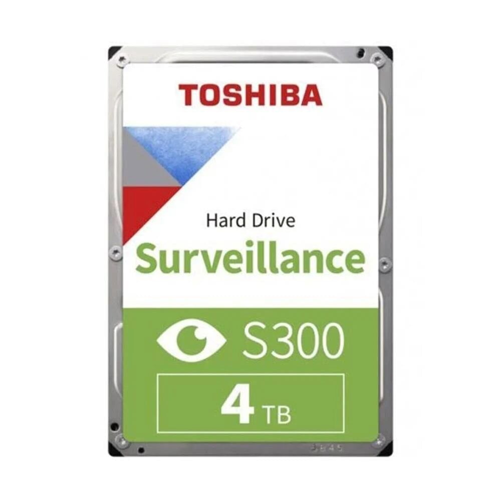 Toshiba S300 4TB 3.5” 7/24 Güvenlik Kamera Kayıt Diski – Surveillance HDD