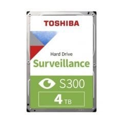 Toshiba S300 4TB 3.5” 7/24 Güvenlik Kamera Kayıt Diski – Surveillance HDD
